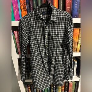Ralph Lauren Black and White Checkered Shirt